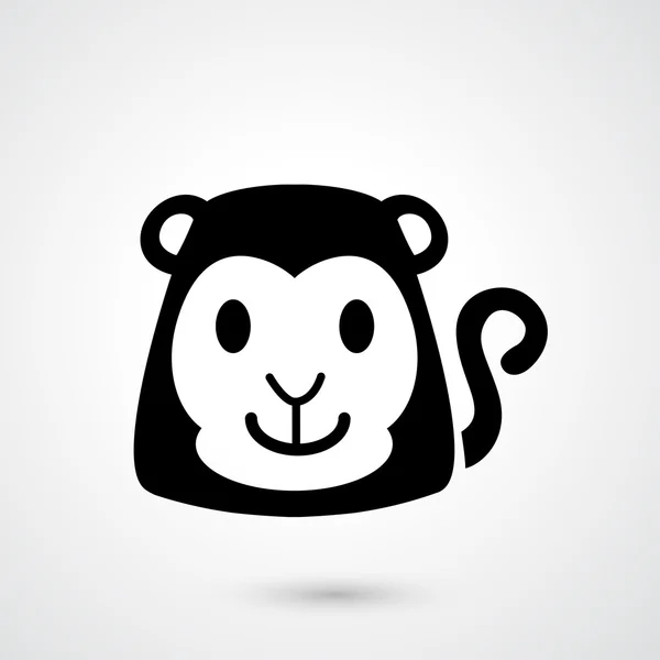 Monkey icon vector — Stock Vector