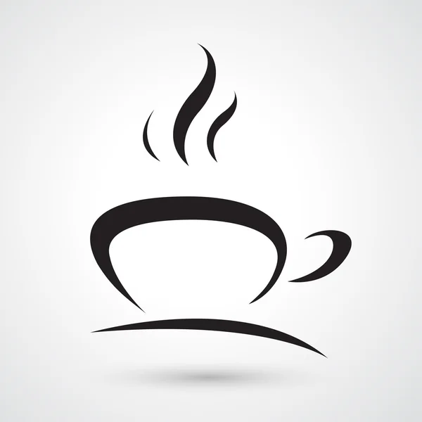 Kopje koffie pictogram — Stockfoto