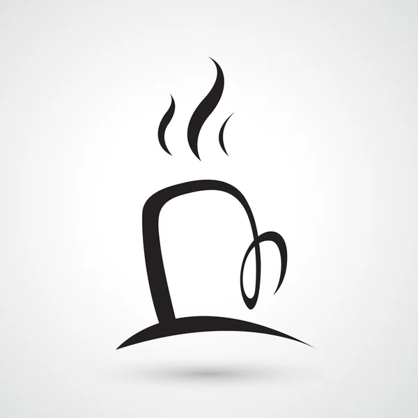 Kopje koffie pictogram — Stockfoto