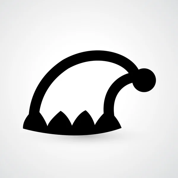 Chapeau de clown icône vecteur — Image vectorielle