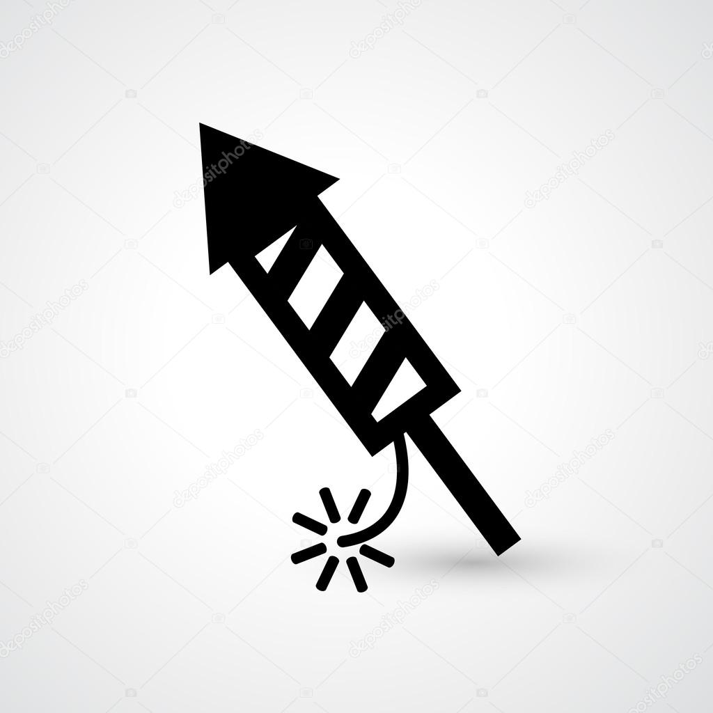 Firecracker icon vector