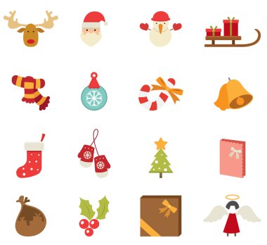 vektör Christmas Icons