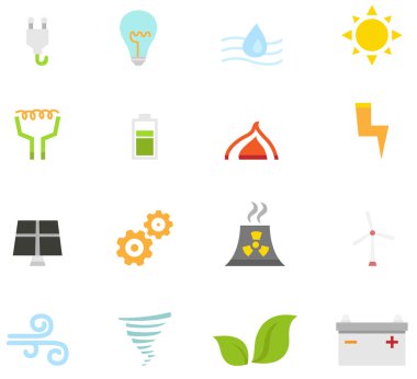 vektör ekoloji Icon set