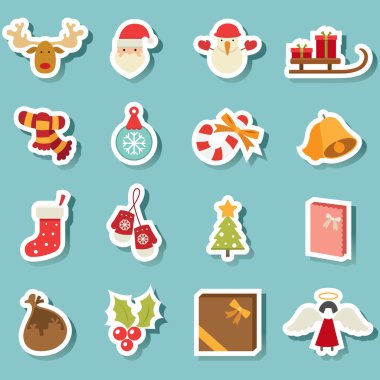 vektör Christmas Icons