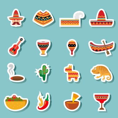 Meksika simgeler vektör