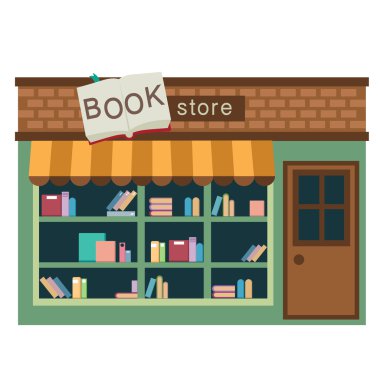kitap mağaza vektör