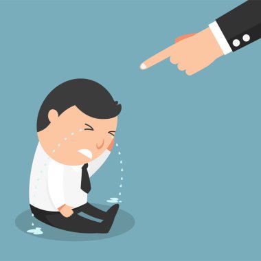 Çok zor sonra patronu tarafından suçladı ağlayan adam