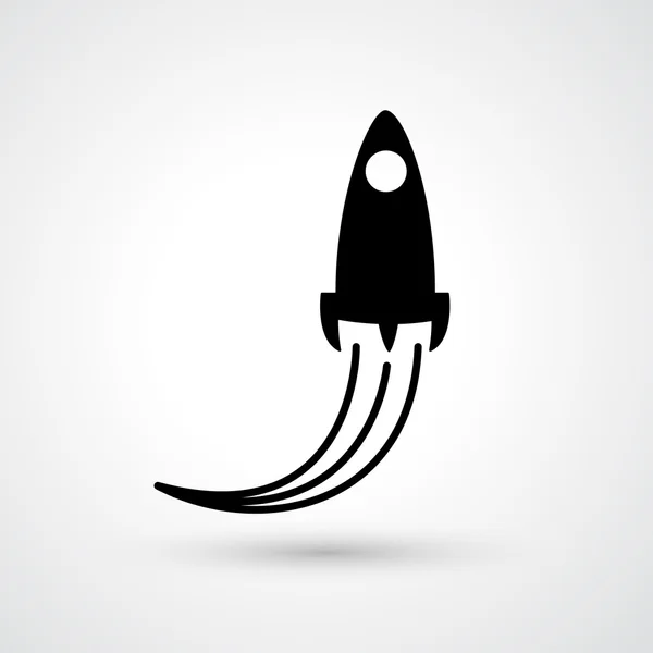 Rocket icon vector — Vector de stoc