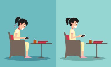 Akıllı telefon oynamak için en iyi ve en kötü pozisyonlar