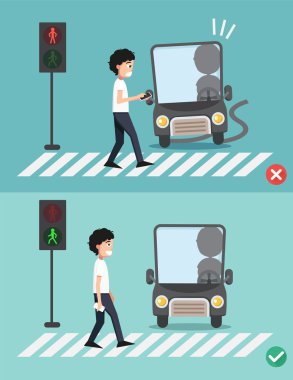 Senin step.men yaya geçidi üzerinde izlemek