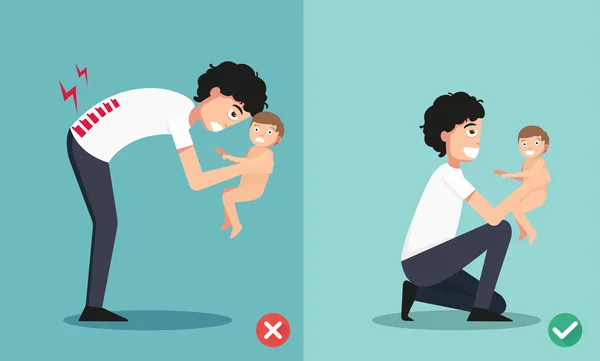 Küçük bebek tutmak için en iyi ve en kötü pozisyonlar