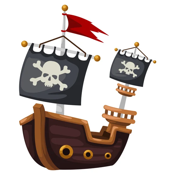 Piratenschip — Stockvector