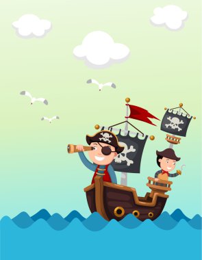 korsan gemisi güzel manzara