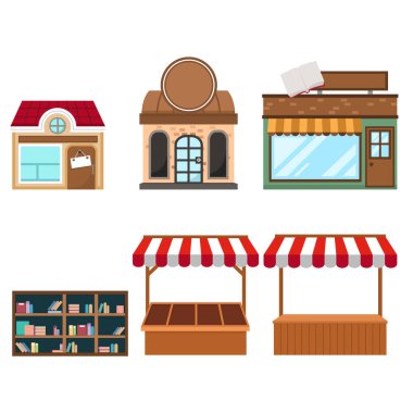 Mağaza binası çizimi