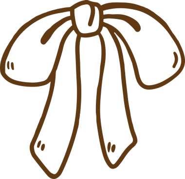 Kurdele Siyah-Beyaz El Çizimi