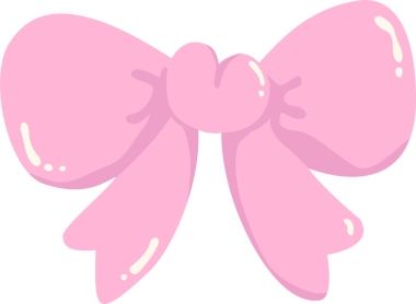 Şirin Pembe Fiyonk El Çizimi