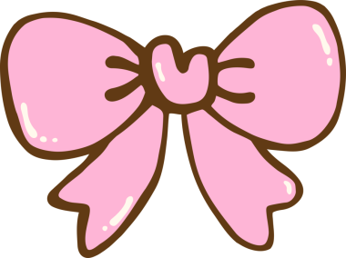 Şirin Pembe Fiyonk El Çizimi