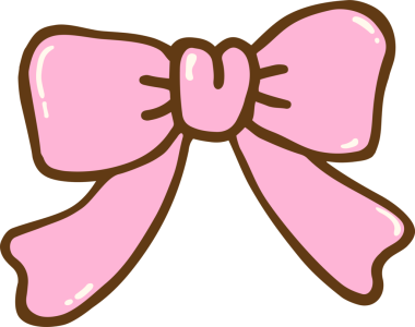 Şirin Pembe Fiyonk El Çizimi