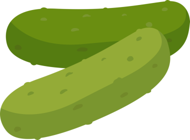 Ev yapımı salatalık turşusu sembolü.