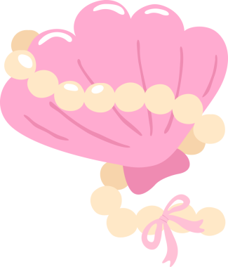 Boncuklu el çantası sembolü çizgi film