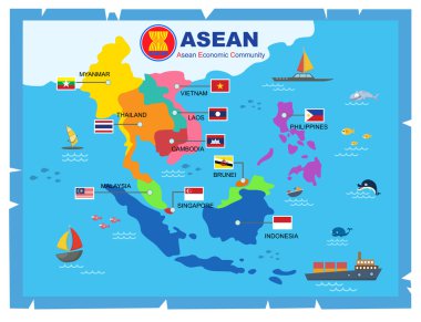 AEC asean ekonomi topluluğu Dünya Haritası