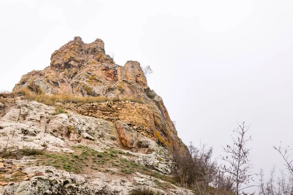 Kapala Vestingmuur Ruïnes Bolnisi Met Panoramisch Uitzicht Het Platteland Van — Stockfoto