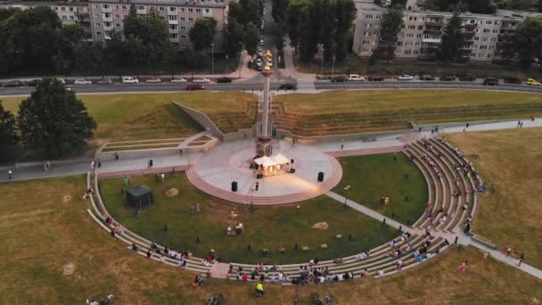 Siauliai Lithuania Juni Folk Band Het Platteland Treedt Met Verschillende — Stockvideo