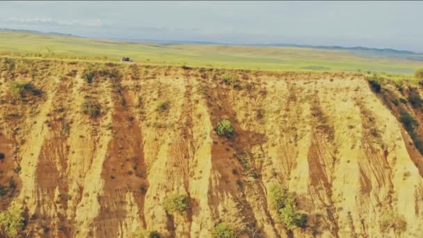 Pilote Drone Mouvement 4Wd Contrôle Drone Dans Siège Avant Point — Video