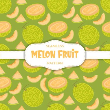kavun Yaz tropikal meyveleri pürüzsüz arka plan vektörü