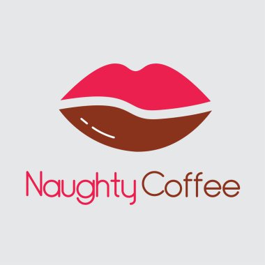 Logo kahvesi yaramaz dudaklar seksi