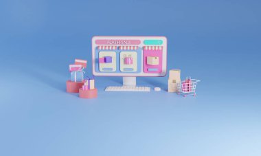 Mobil bilgisayar uygulamasında 3D görüntüleme çevrimiçi. Premium Fotoğraf