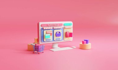 Mobil bilgisayar uygulamasında 3D görüntüleme çevrimiçi. Premium Fotoğraf