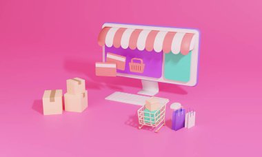 Mobil bilgisayar uygulamasında 3D görüntüleme çevrimiçi. Premium Fotoğraf