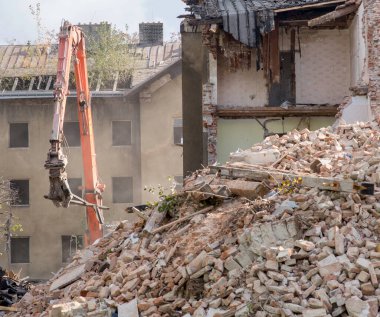 Prostejov, Çek Cumhuriyeti, 14 Ağustos. Çek itfaiye teşkilatının kırmızı Tatra kamyonu. İtfaiyeci özel aracı