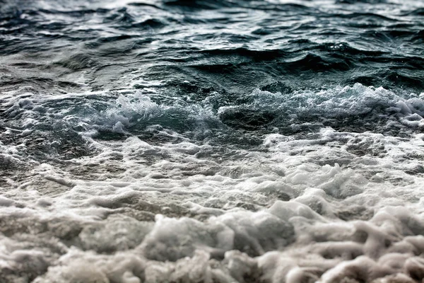 Primeros planos de las mareas del Mediterráneo —  Fotos de Stock