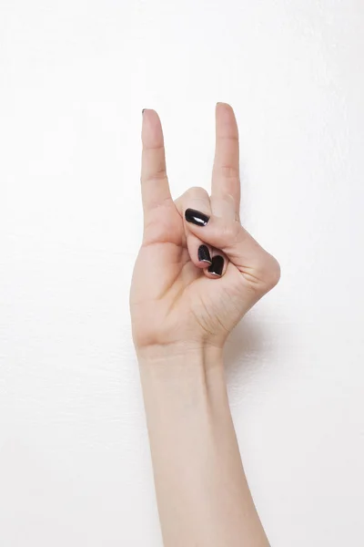 Hand gesture 5 — Stock Photo, Image