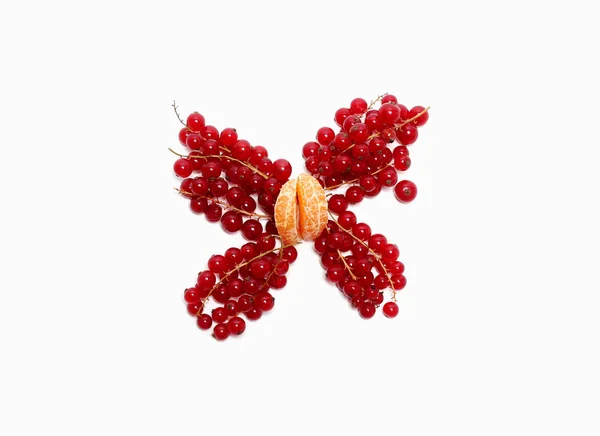 Red currant butterfly — Stock Photo, Image