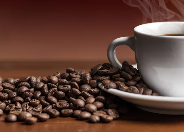 Coffee cup and beans 9 — Stock Photo, Image