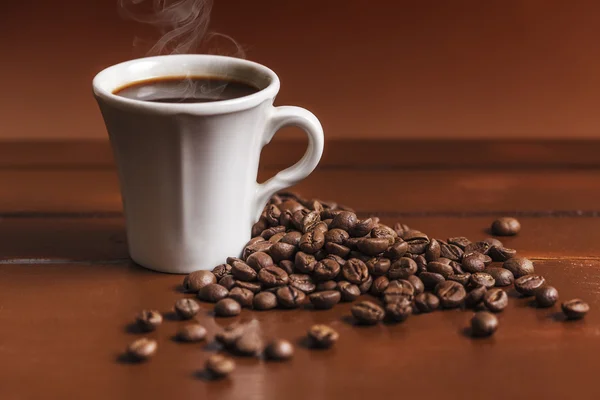 Coffee cup and beans 7 — Stock Photo, Image