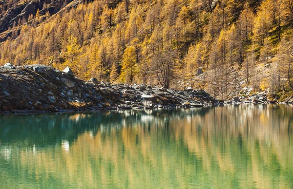 Mountain lake in Aosta Valley 5 — Stock Photo, Image