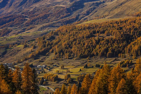 Herbstlandschaft im Aostatal 14 — Stockfoto