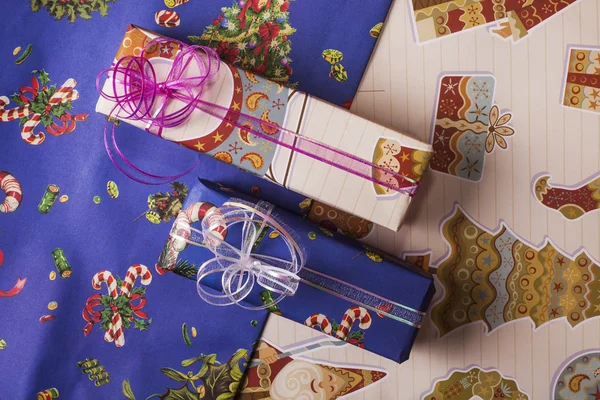 Christmas gift wrapping 2 — Stock Photo, Image