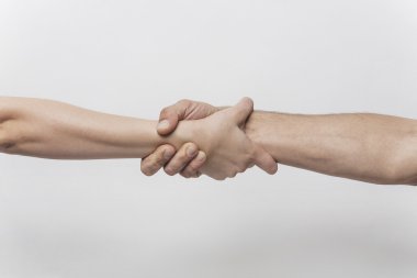 Çift birbirlerine holding