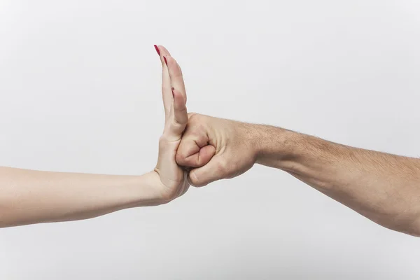 Fermare la violenza contro le donne — Foto Stock