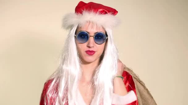 Santa Claus wants you — Stock Video