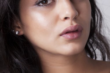 Güzel kadın ağız