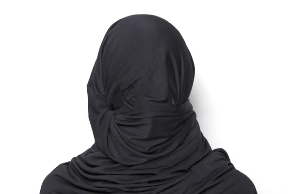 Kadın tamamen bir burqa tarafından kapalı