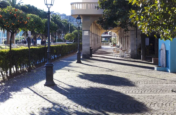 Arcade in Albissola Marina, Liguria — Stock Photo, Image