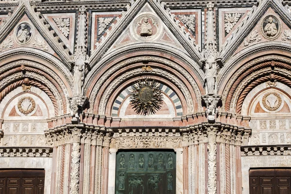 Siena Cathedral details in Tuscany, Italy — Stock Photo, Image