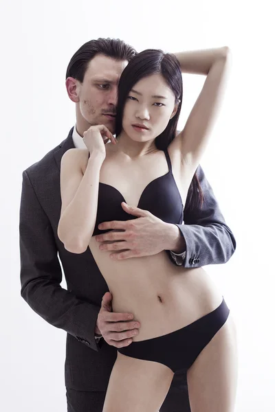 Portrait de couple homme d'affaires et modèle chinois — Photo